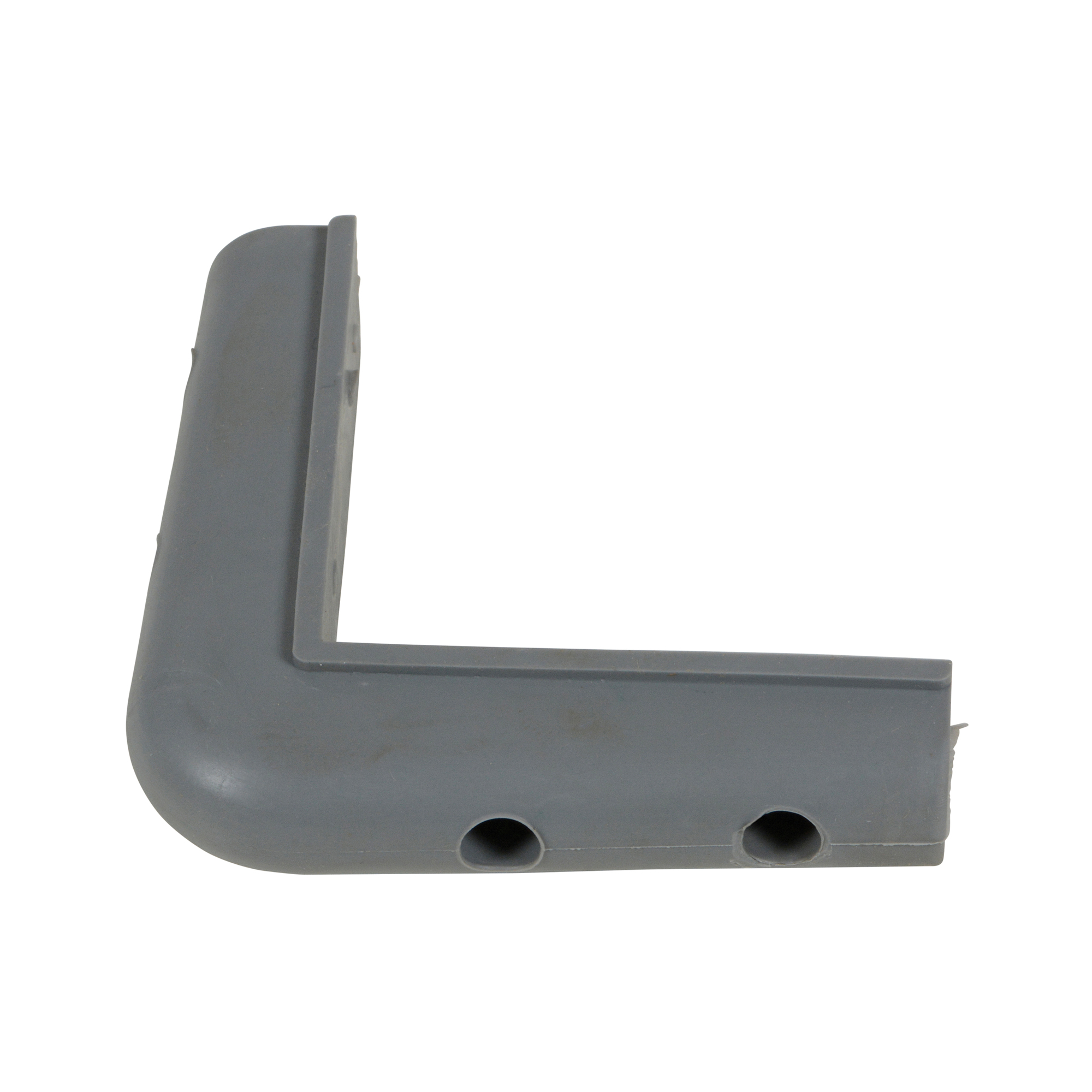 Vestil Rubber Corner Guard - 5/8in., Thermoplastic Rubber with Steel Insert, Gray, 28 Pcs, Model# CB-1